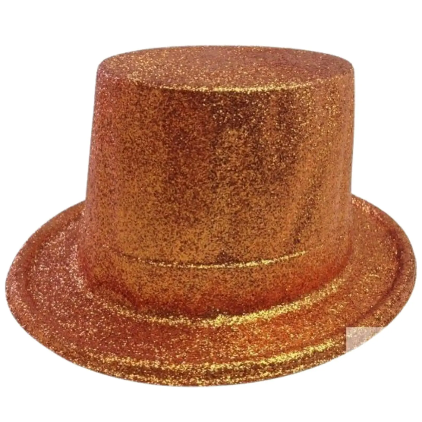 12x GLITTER TOP HAT Fancy Party Plastic Costume Tall Cap Fun Dress Up BULK