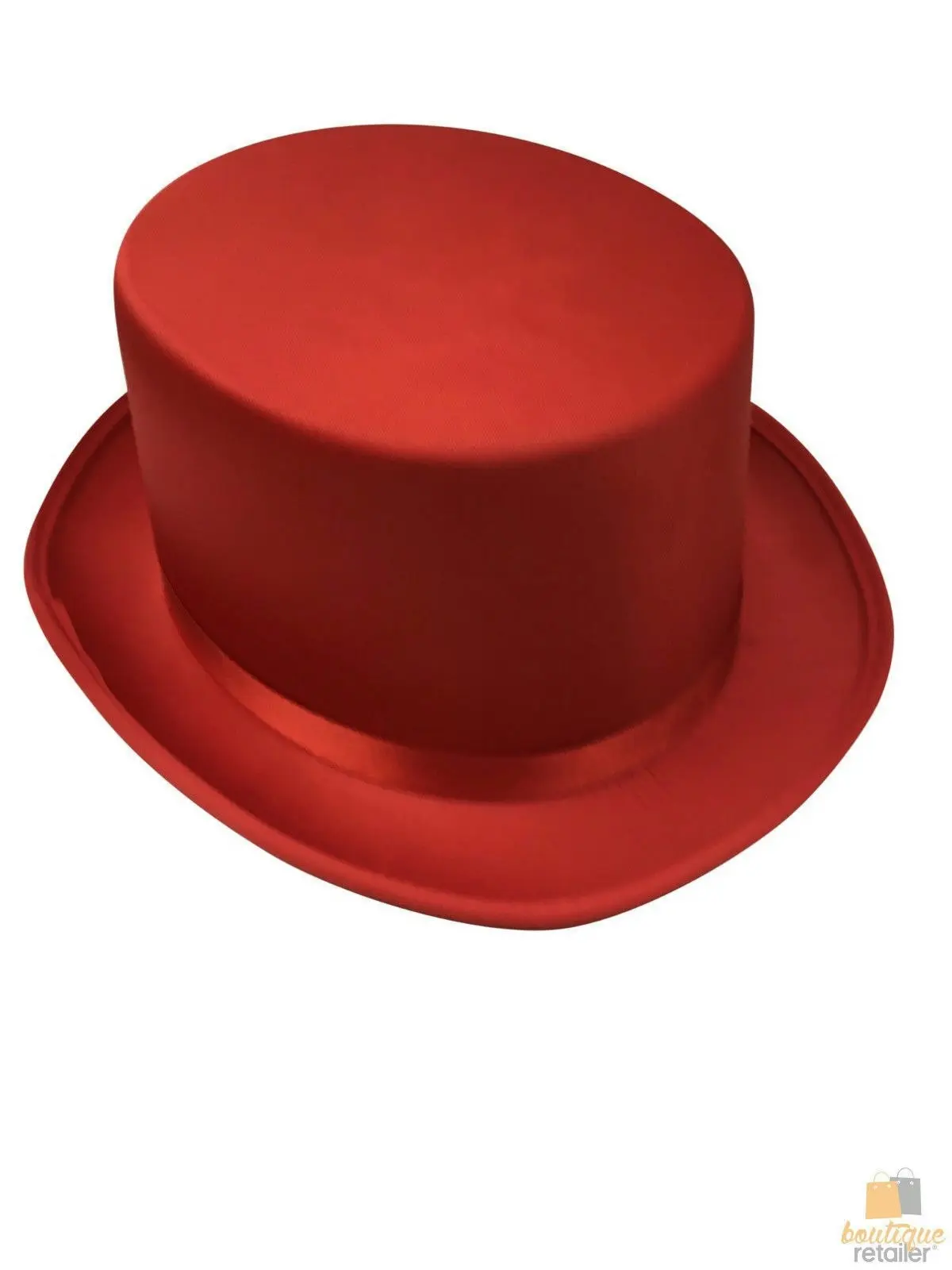 SATIN TOP HAT Costume Party Cap Fancy Dress Trilby Fedora One Size