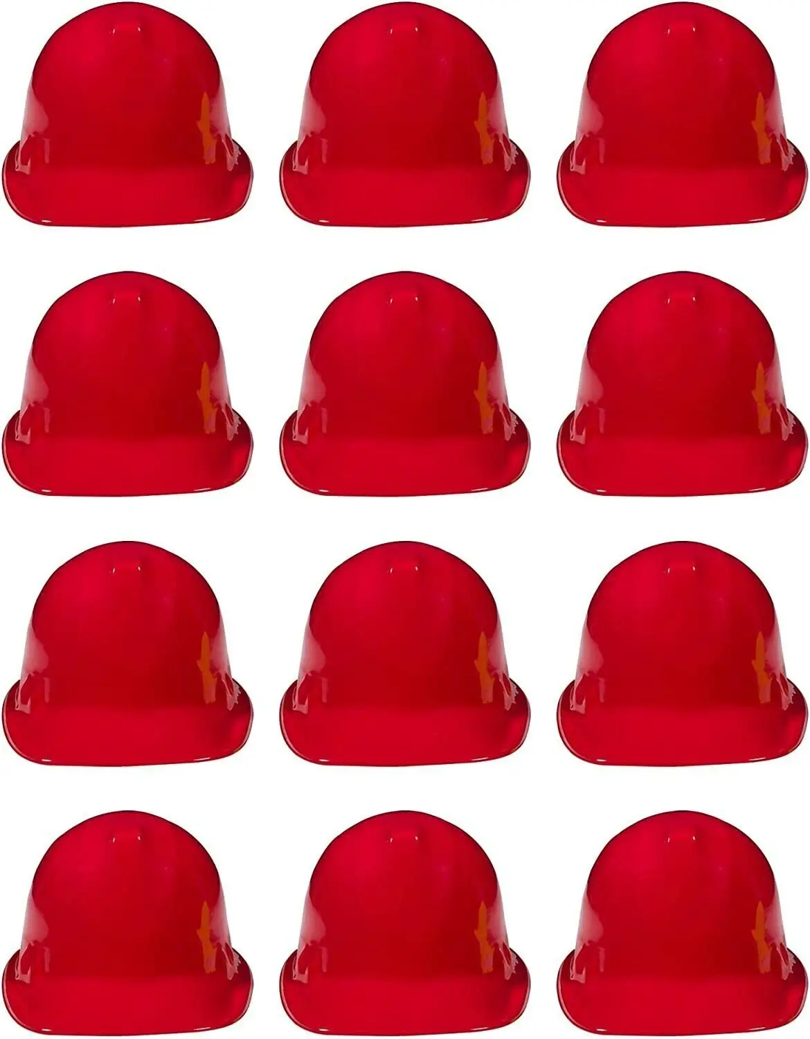 12x KIDS BUILDER HATS Construction Costume Party Helmet Safety Cap Childrens