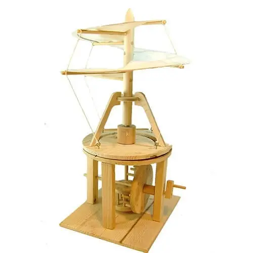 Pathfinders Da Vinci Helicopter Wooden Kit