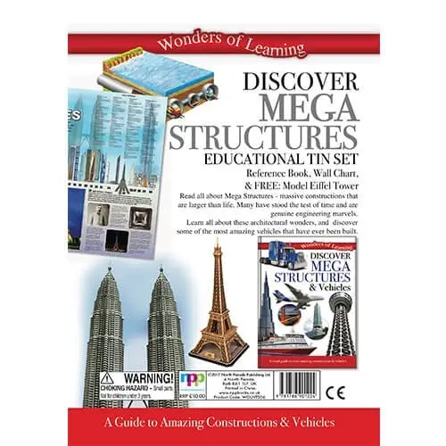 Wonders of Learning Discover Mega Structures Tin Set