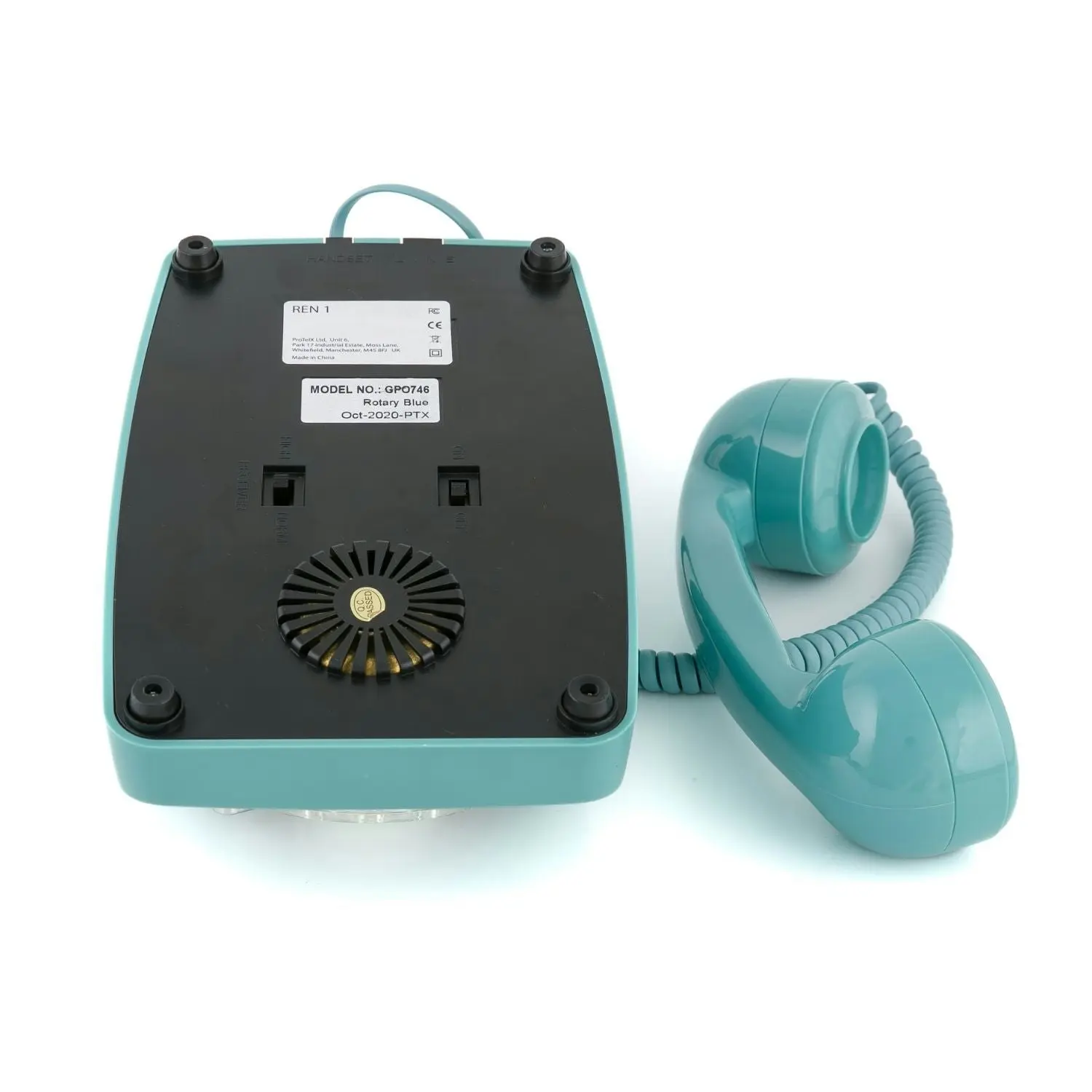 GPO Retro 746 Rotary Telephone - Blue