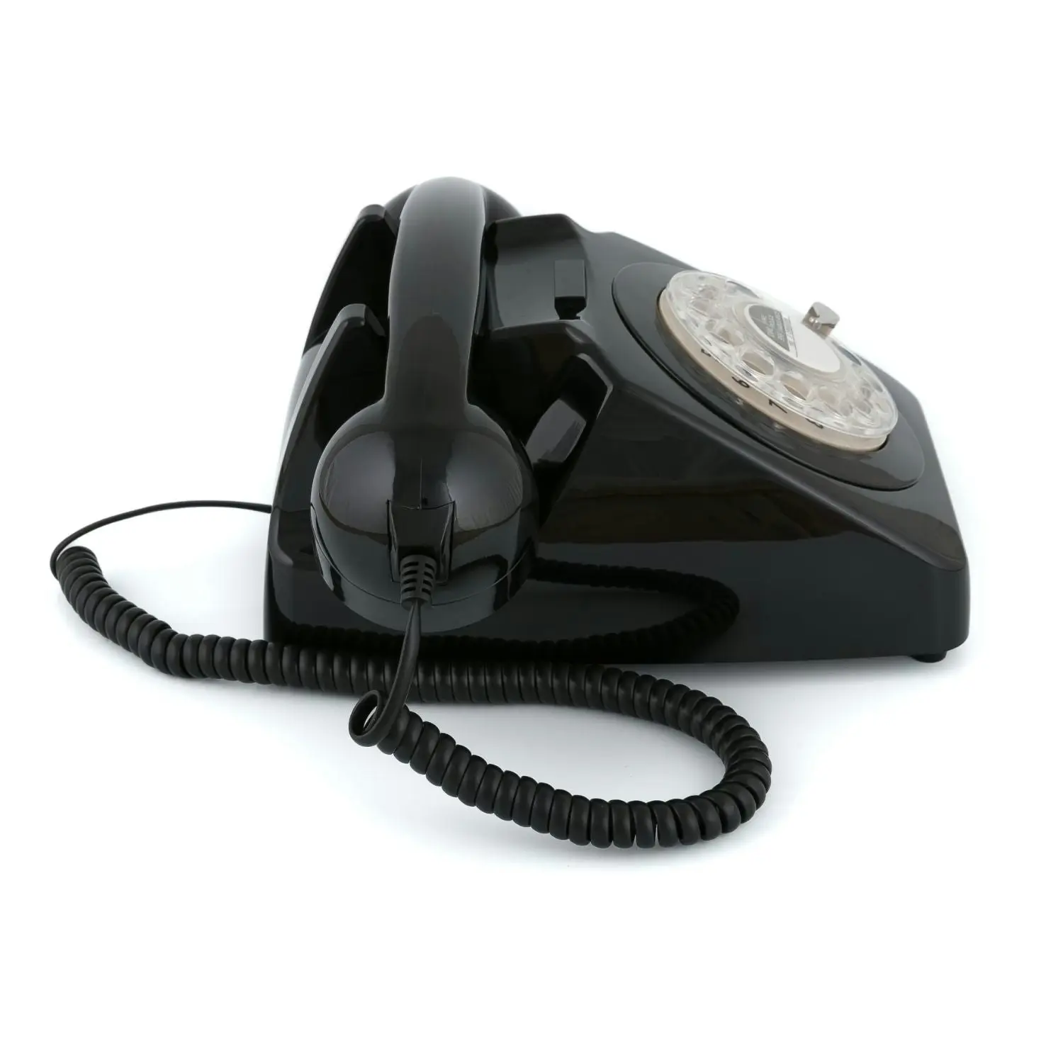 GPO Retro 746 Rotary Telephone - Black