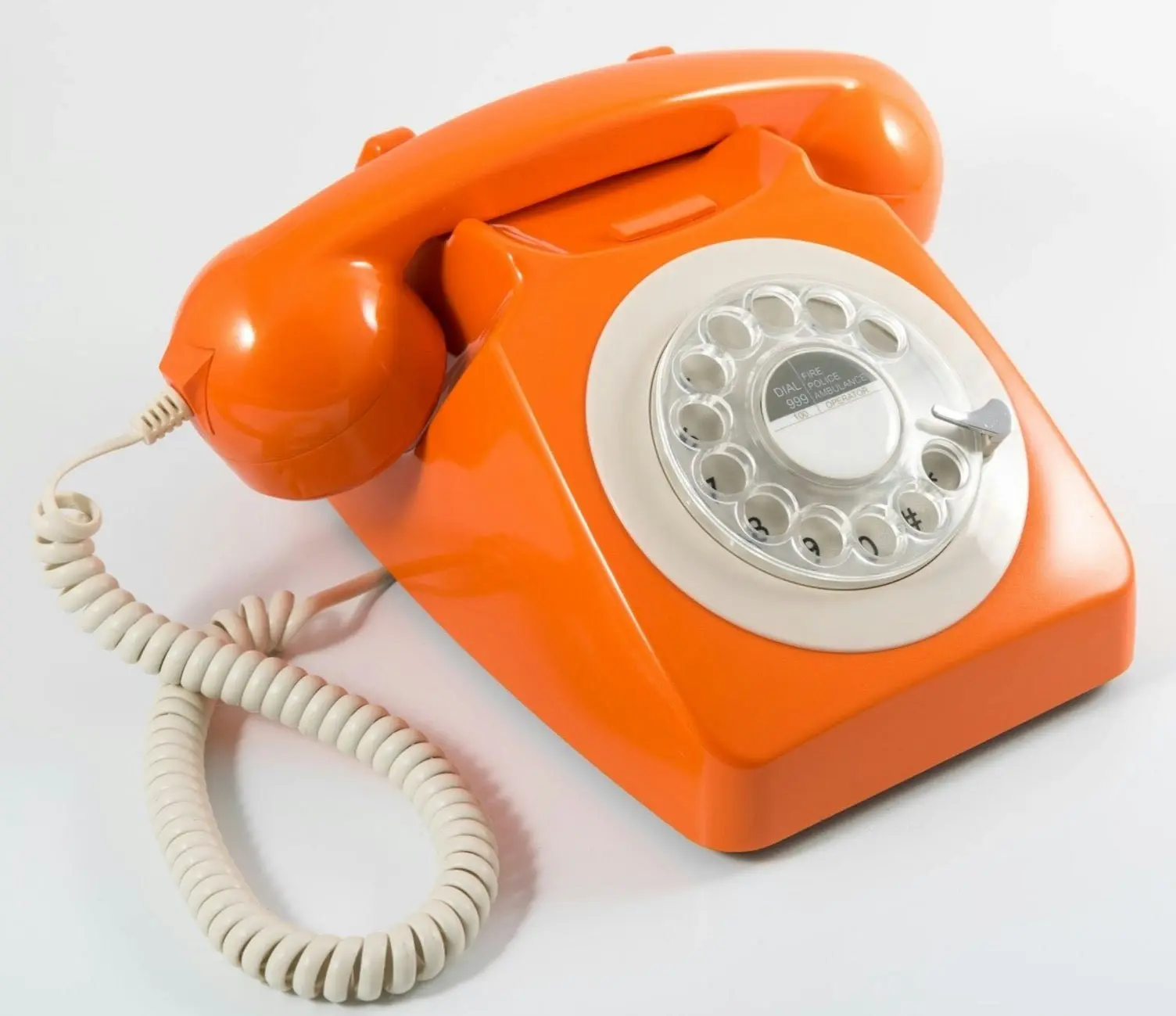 GPO Retro 746 Rotary Telephone - Orange