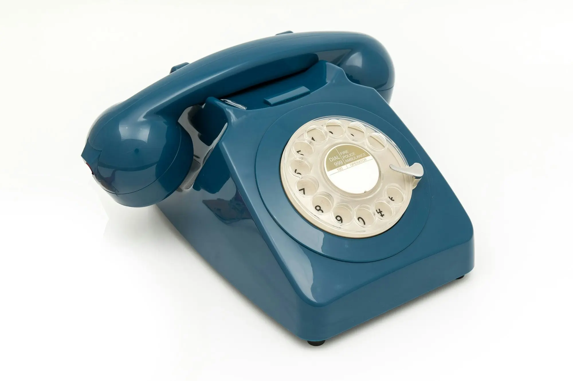 GPO Retro 746 Rotary Telephone - Azure Blue