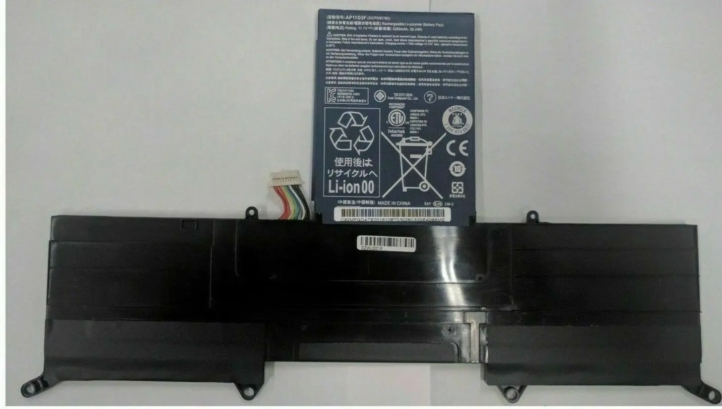 Battery for ACER ASPIRE S3-391 S3-951 13.3" AP11D3F AP11D4F ms2346