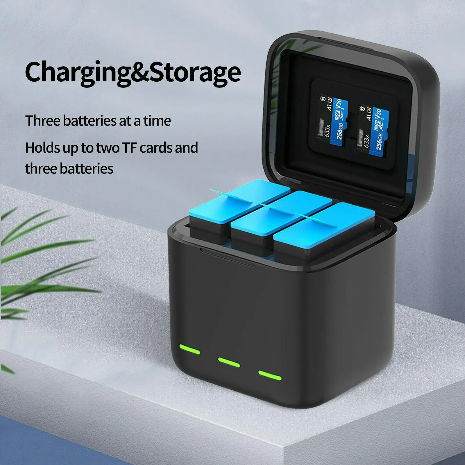 Battery Storage and Charging Box Fits For Gopro Hero 9 / 10