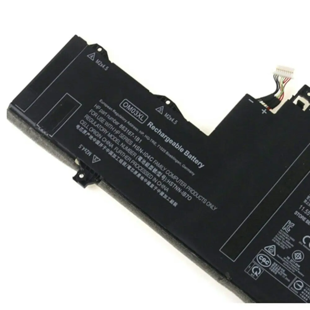 HP OM03XL Battery Replacement