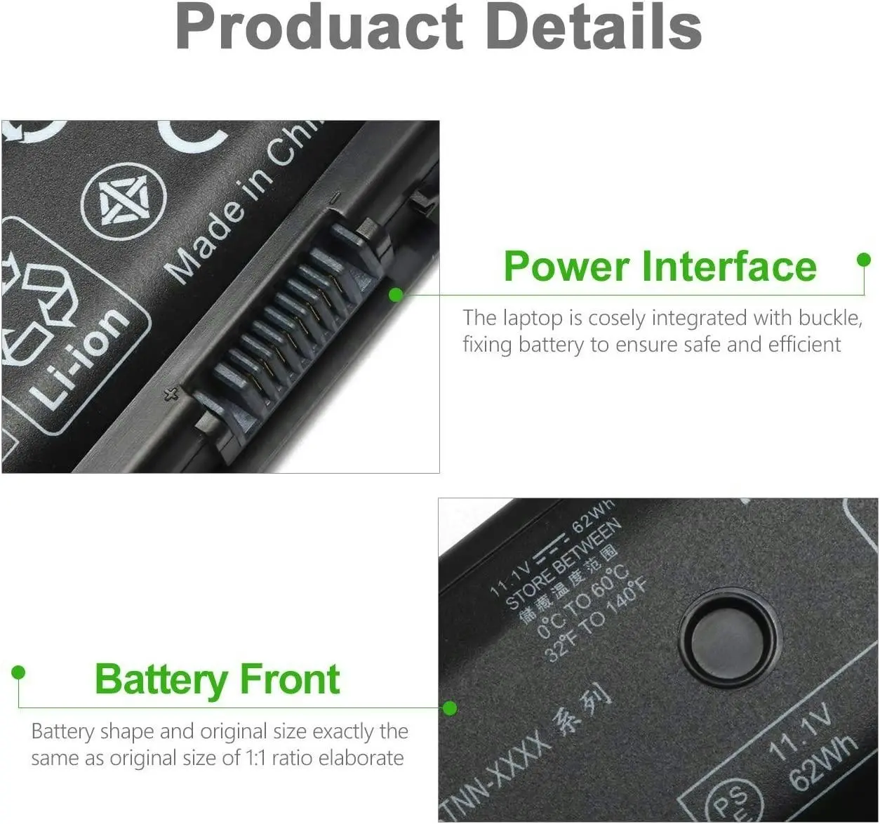 MO06 MO09 Laptop Battery Compatible HP Pavilion DV4-5000 DV6-7000 DV7-7000 Envy DV4-5200 Series M6-1045DX M6-1035DX M6-1125DX 671731-001 671567-421