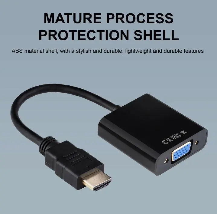 HDMI Male to VGA Female 1080p Adapter Video Cable Converter