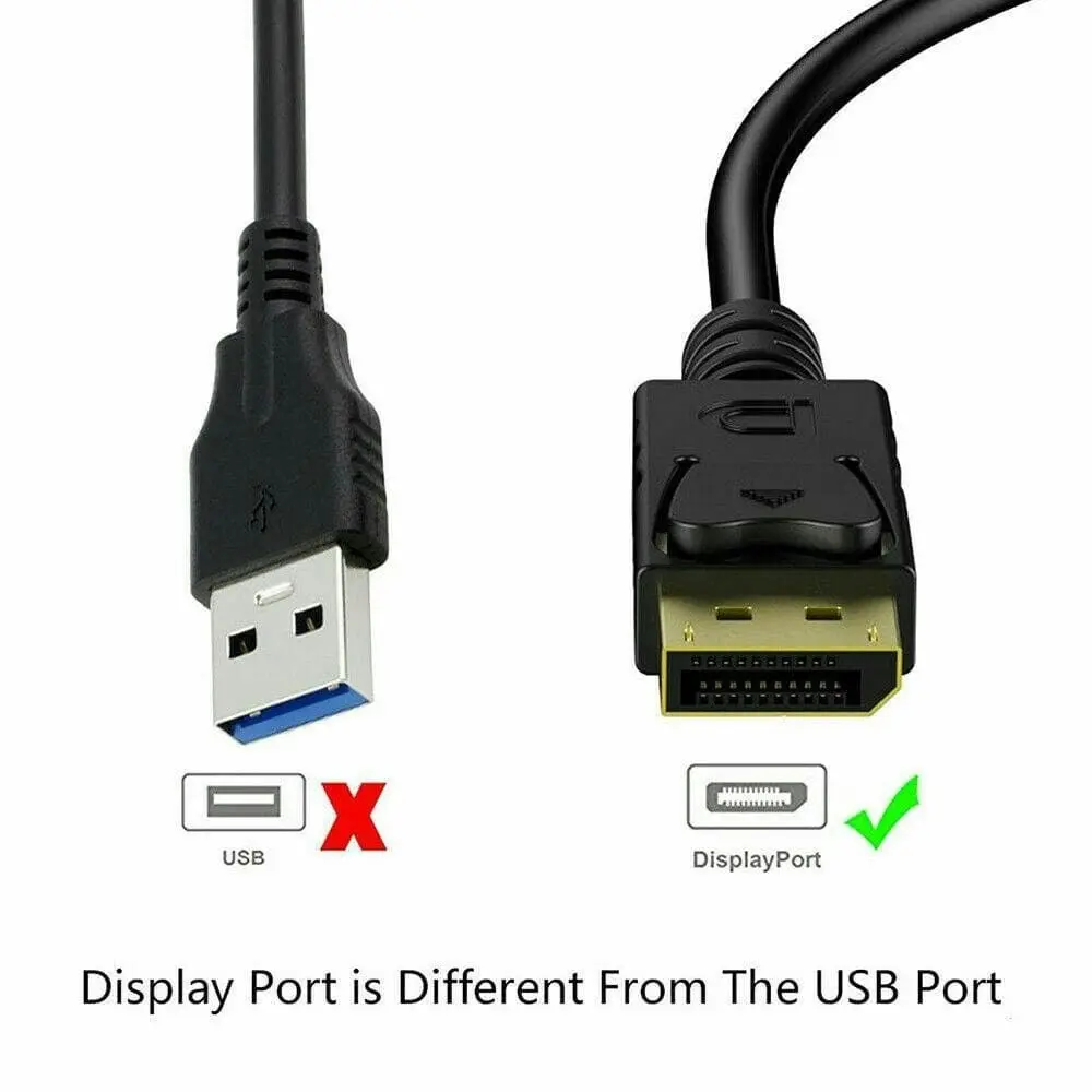 1.8m Display Port DP to HDMI Cable