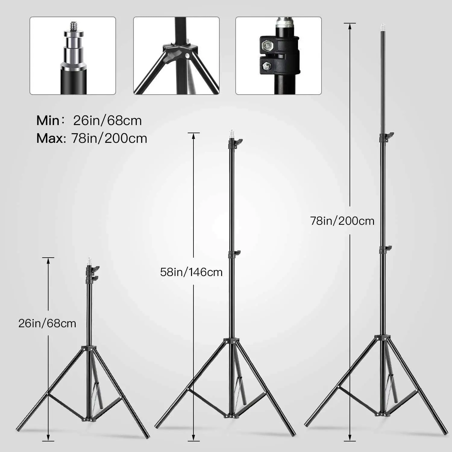 Set of 2 Photography Studio Softbox 135w ~ Continuous Lighting with Stand Soft Box