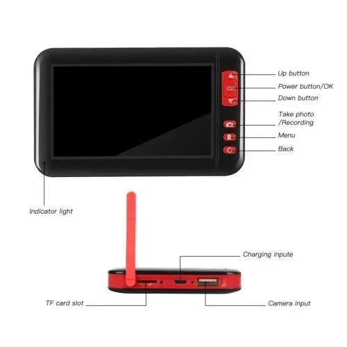 Industrial Endoscope Inspection Camera (1080P) / Display Screen (4.3-inch)