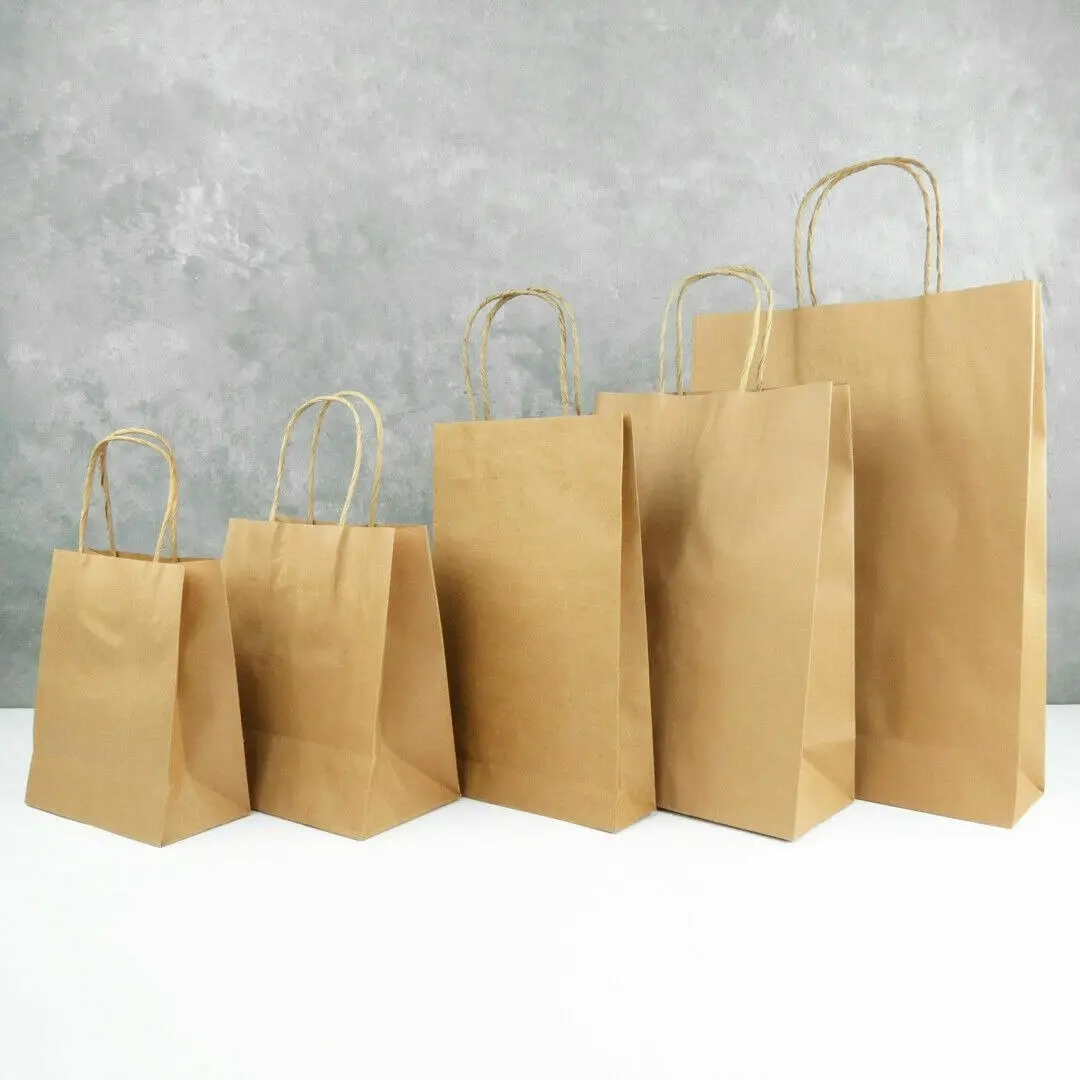 XLarge | Recycled Kraft Bag Brown 100 Pack