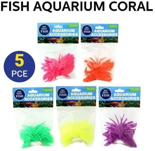 Pet Basic 5K Aquarium Fish Tank Decor Artificial Coral Underwater Decoration