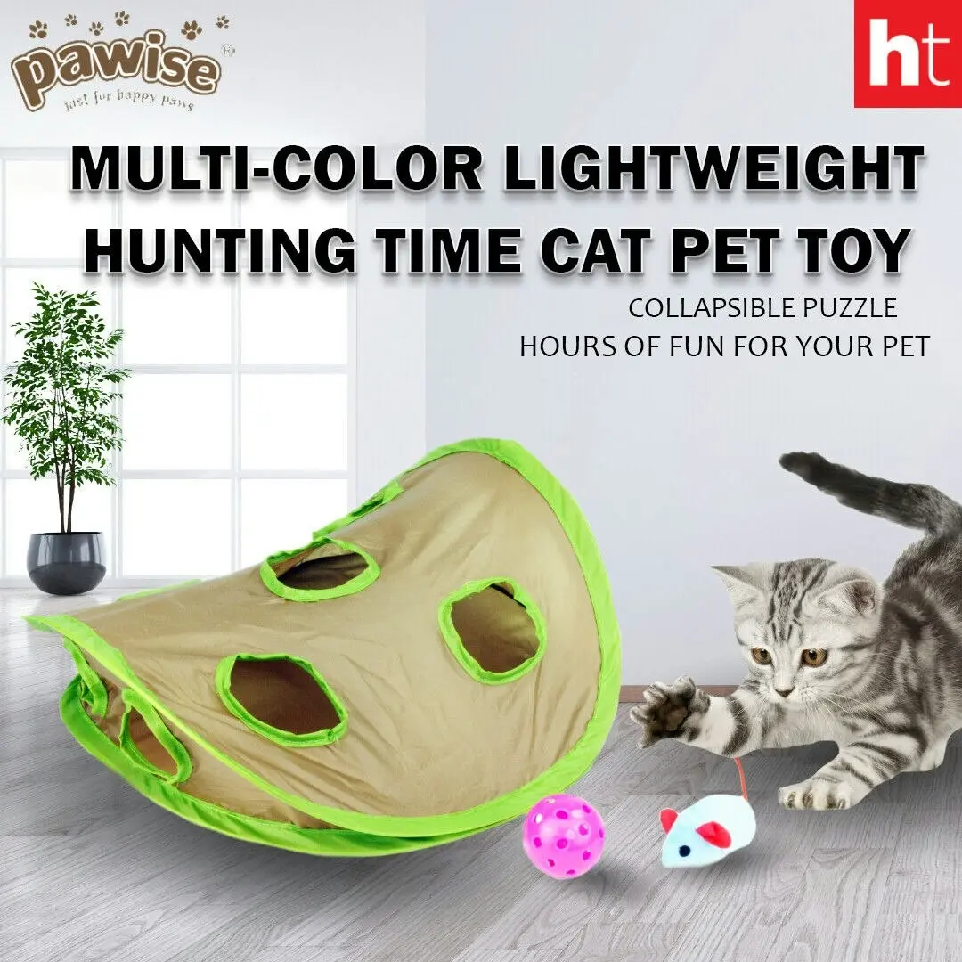 PaWise Multicolor Lightweight Hunting Time Cat Pet Toy 31Cm Mouse Hunt Fun Teasing Interact Cat Toy Cat Training Bite Catching