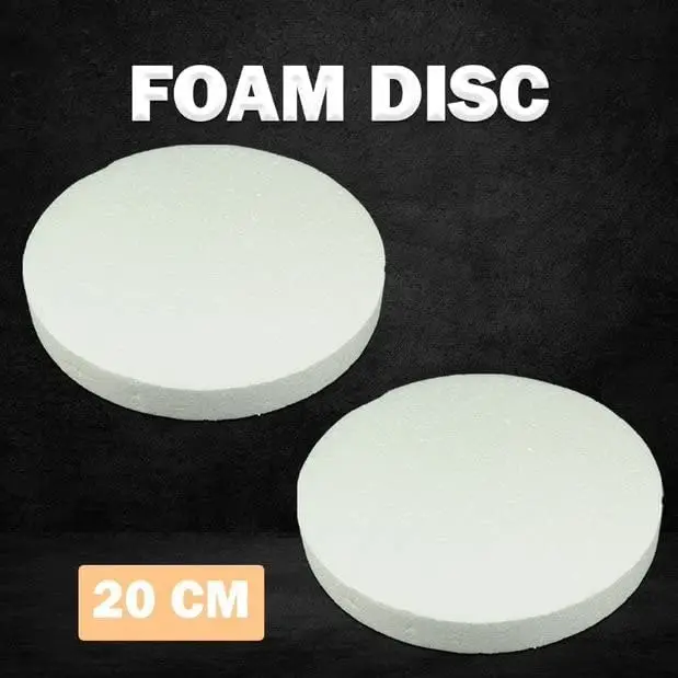 [2Pk] Krafters Korner Foam Disc - White (20Cm)