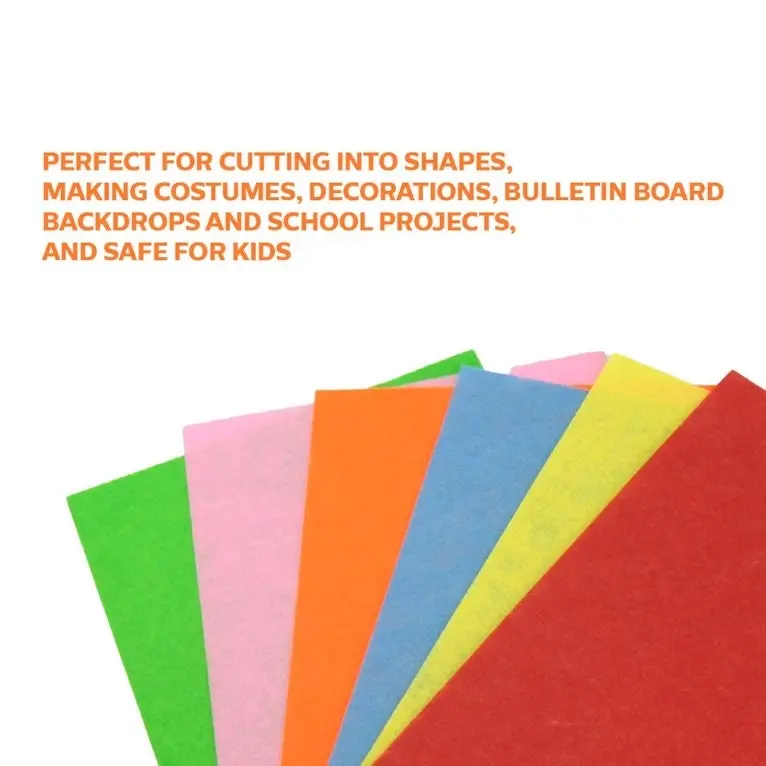 [5Pk X 6Pce] Krafters Korner Craft Felt Sheets - Diy Material And More