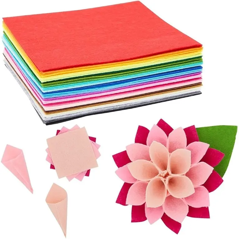 [5Pk X 6Pce] Krafters Korner Craft Felt Sheets - Diy Material And More