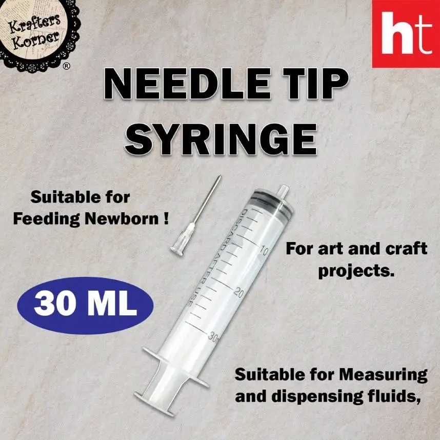 Krafters Korner Needle Tip Syringe 30ml