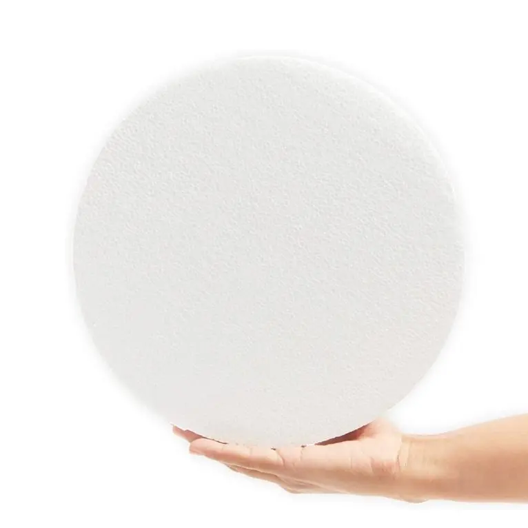 Krafters Korner Foam Disc -White (30Cm X 2.5Cm)