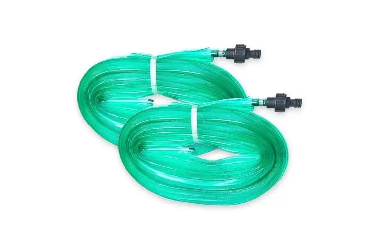 Garden Greens 2PK Hose Garden Soaker Tube UV Treated Lawn Garden Beds 15m