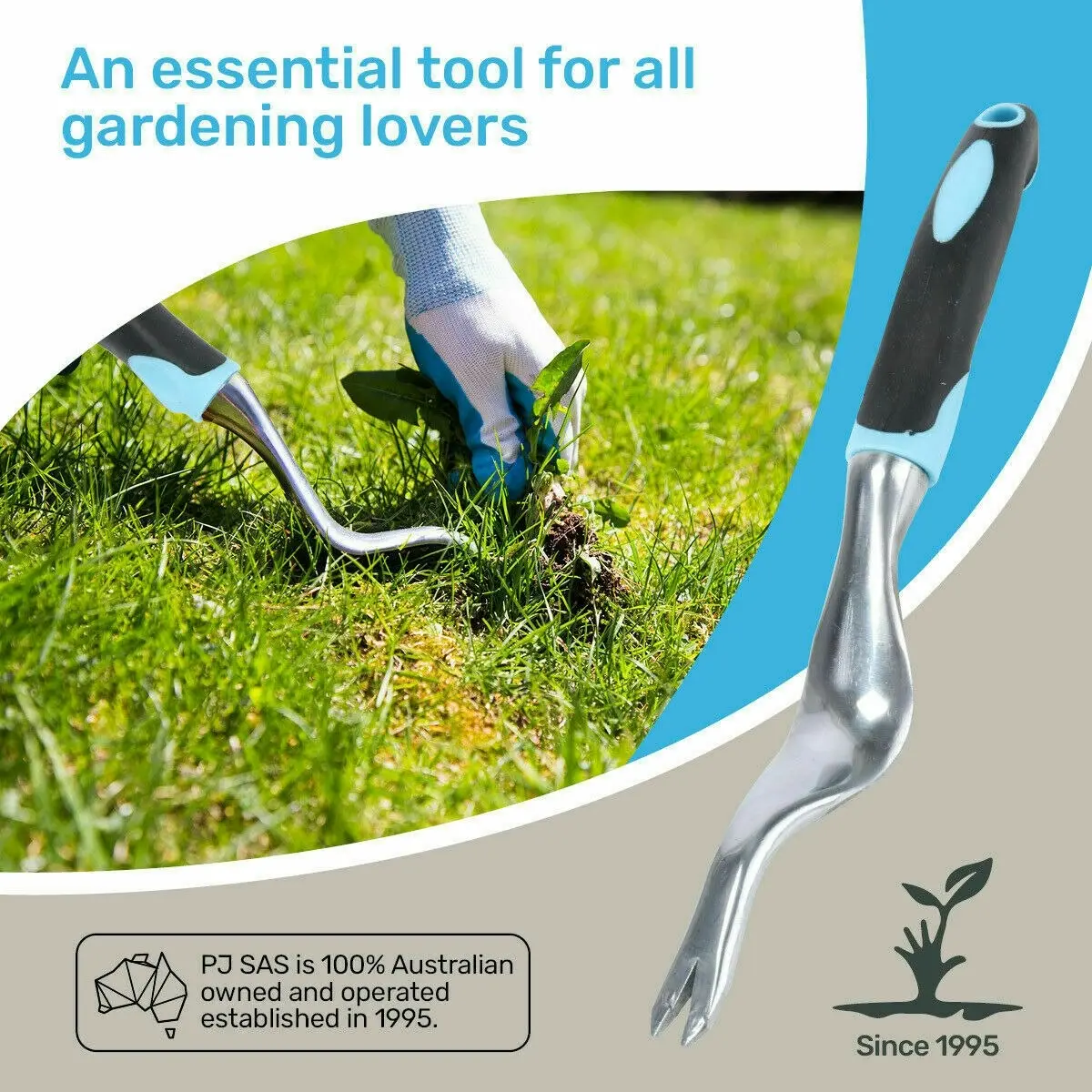 Garden Greens 2PK Garden Weeding Hand Tool Anti Rust Premium Quality 30cm