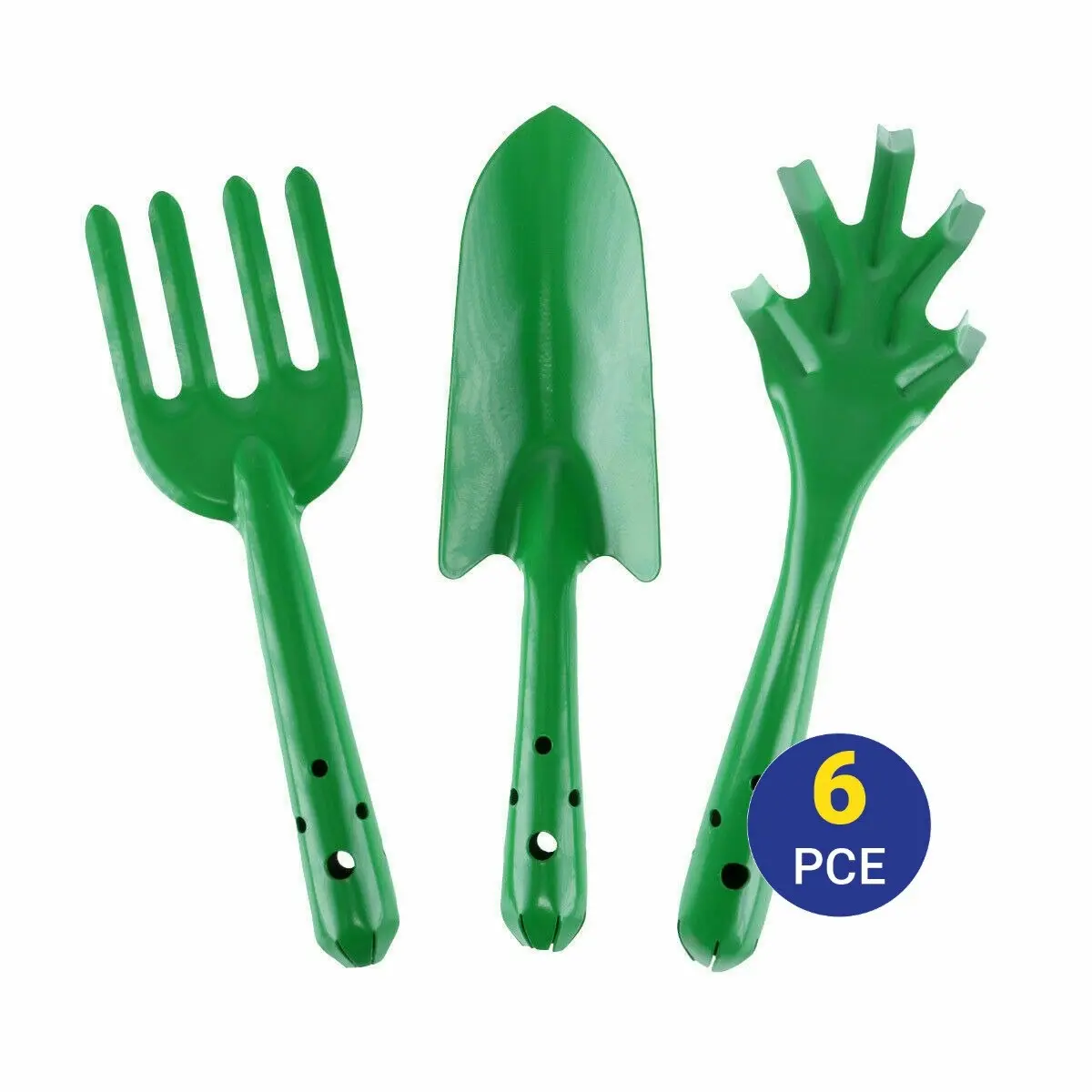 Garden Greens 6PCE Garden Hand Tool Set High Quality 2 Sets Comfortable 27cm