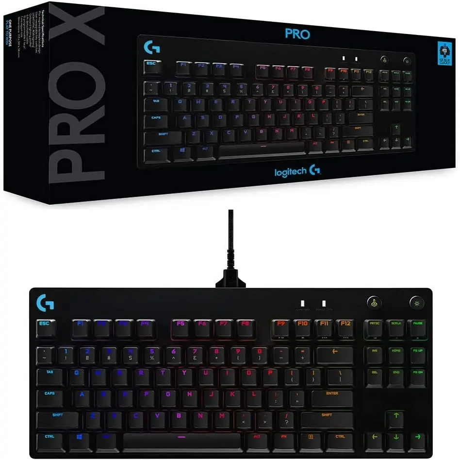 Logitech G PRO X Mechanical Gaming Keyboard (920-009239)