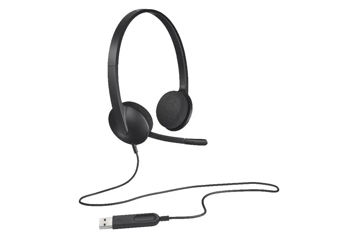 Logitech H340 USB Headset - Black HT