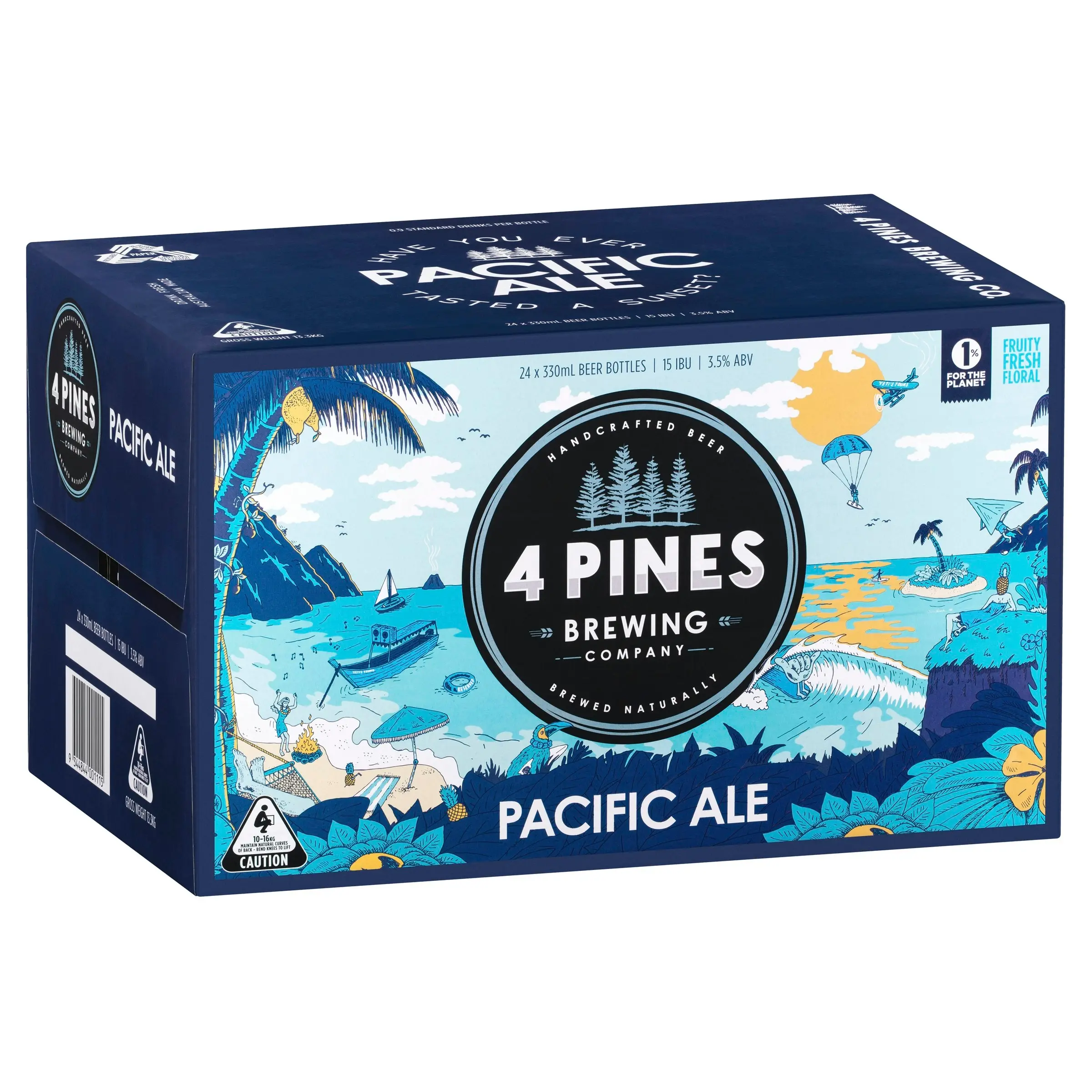 4 Pines Pacific Ale  Beer Case 24 x 330mL Bottles