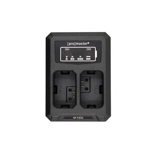 ProMaster Dually Charger - USB - Sony NP-FW50