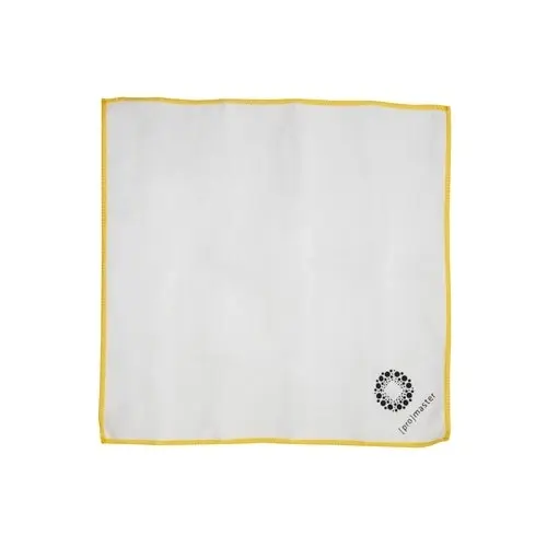 ProMaster Micofiber Premium Soft Cleaning Cloth - White with Storage Pouch