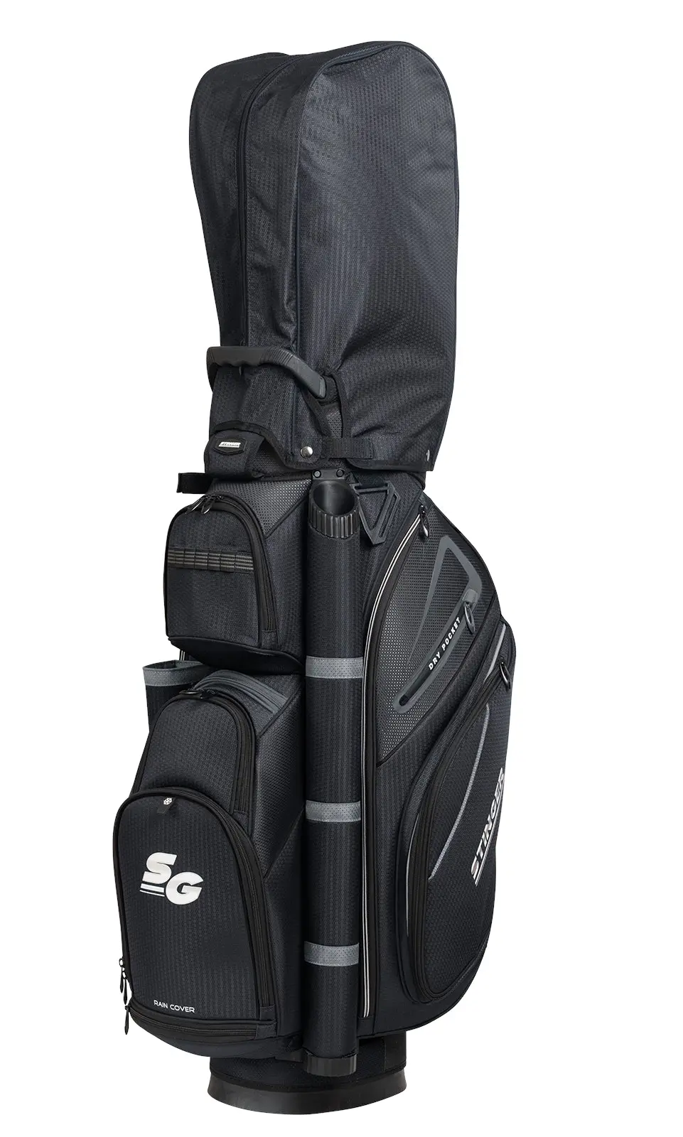 Stinger Premium Golf Bag - Black/Grey