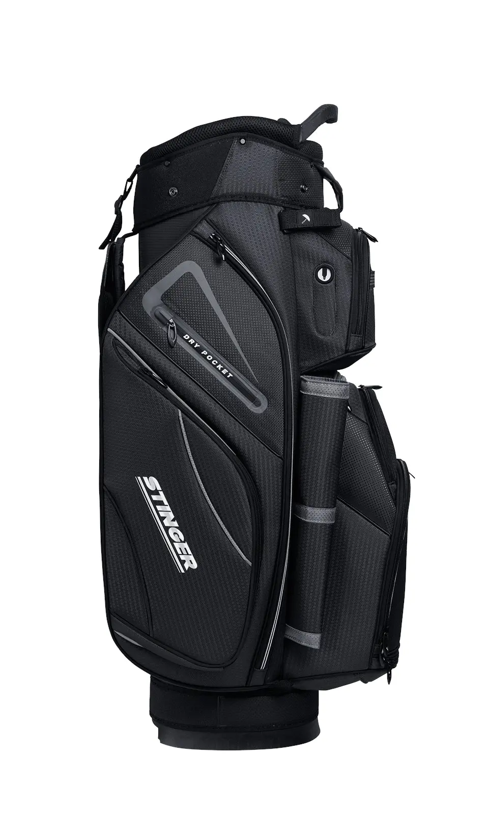 Stinger Premium Golf Bag - Black/Grey