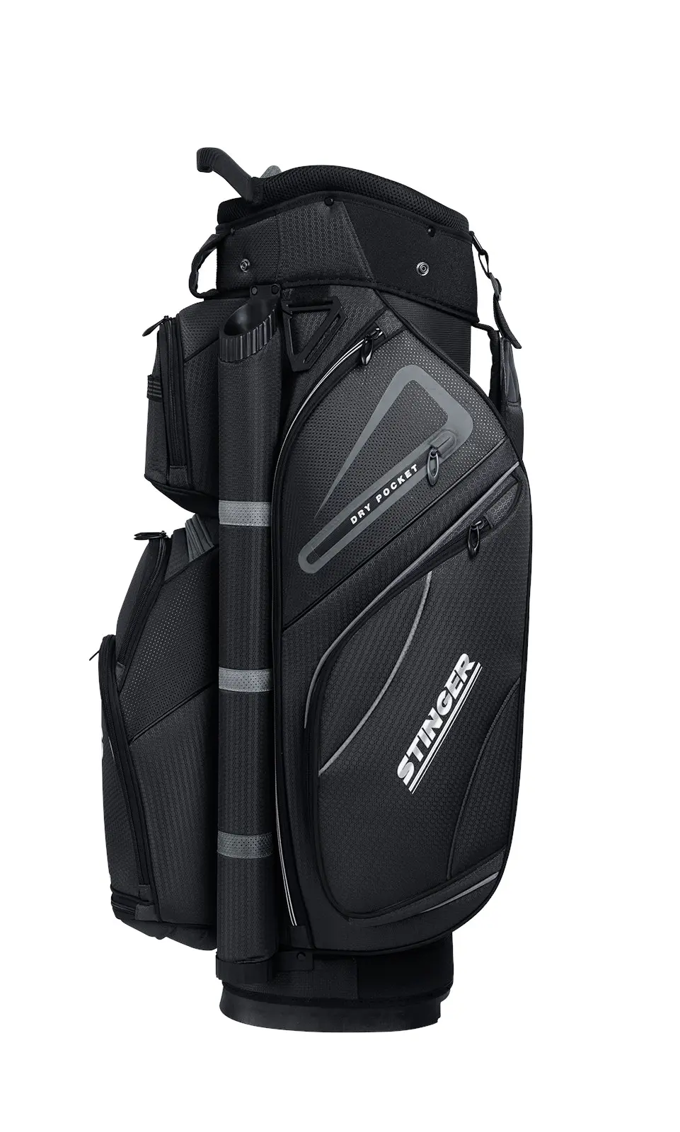 Stinger Premium Golf Bag - Black/Grey