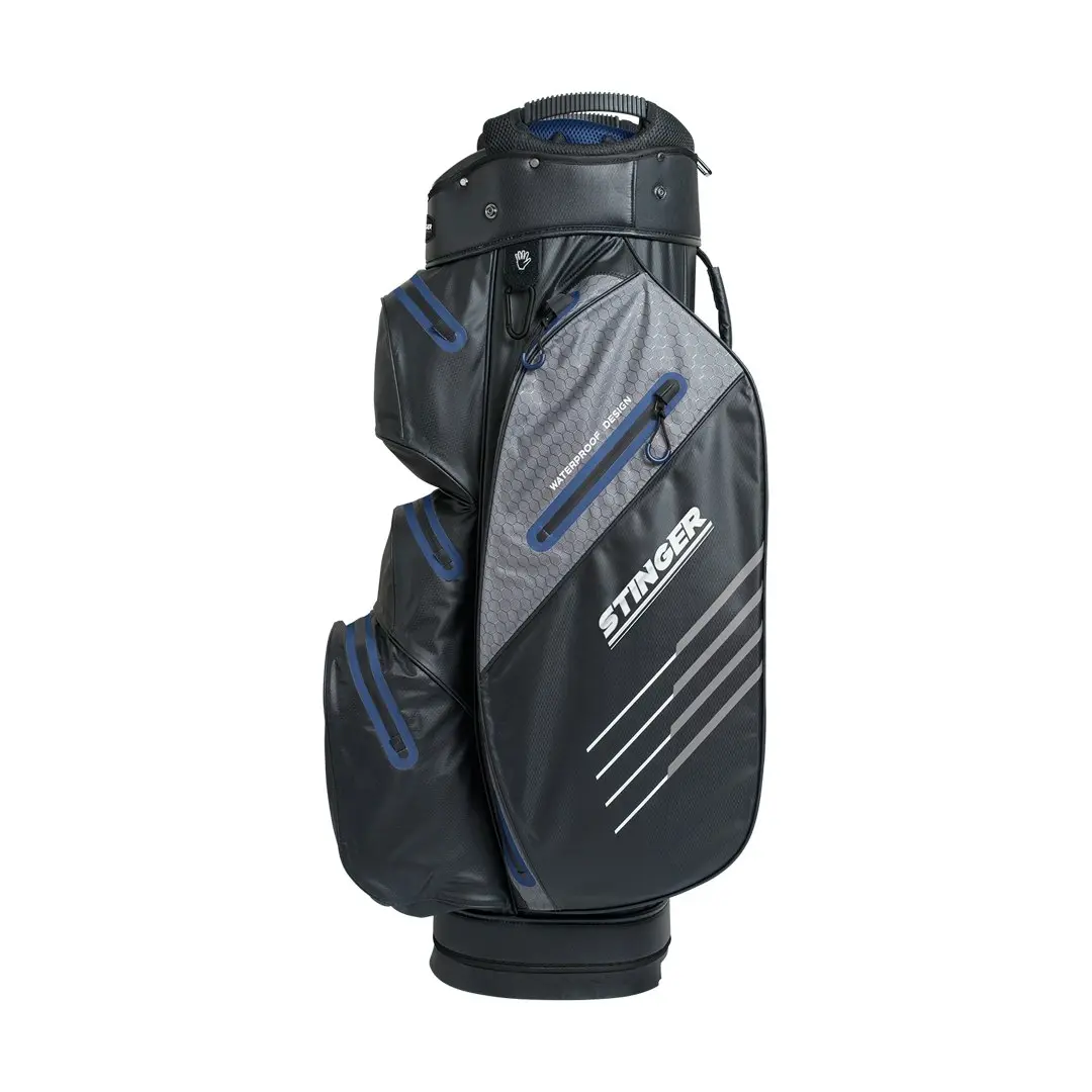 Stinger Waterproof Golf Bag - Black/Navy