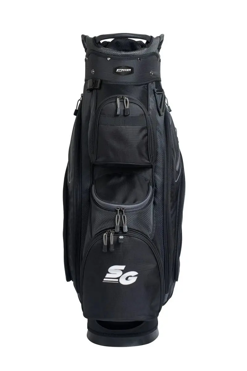 Stinger Lightweight Golf Bag - Black/Grey