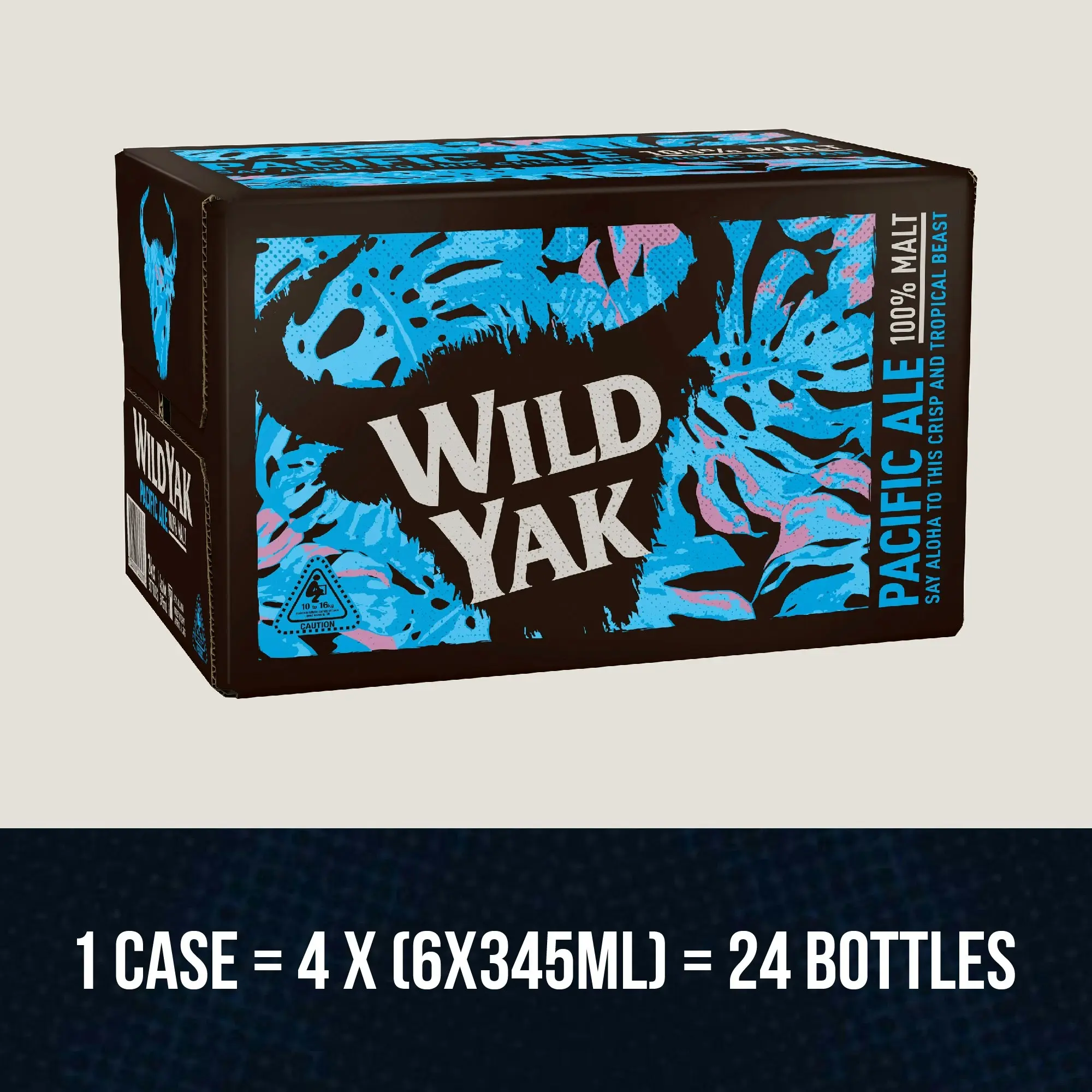 Wild Yak Pacific Ale Beer Case 24 x 345mL Bottles