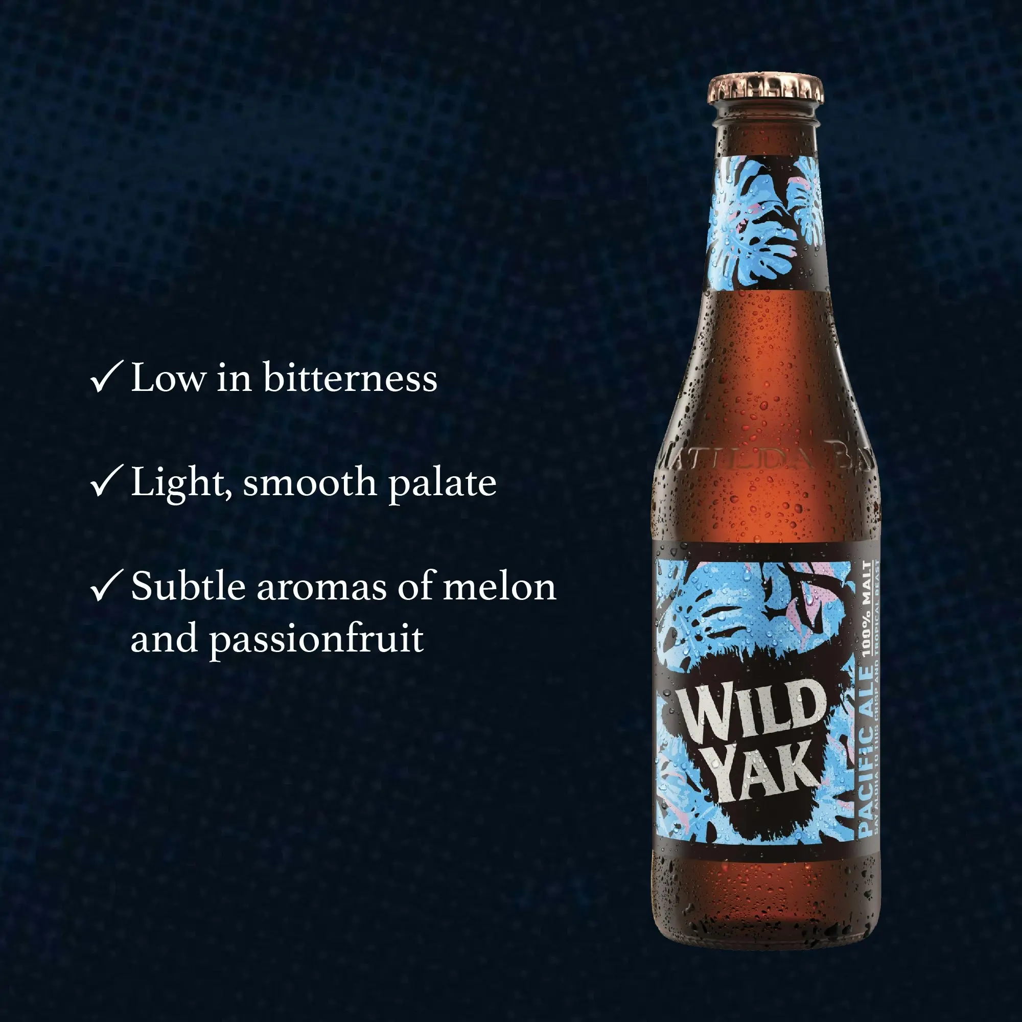 Wild Yak Pacific Ale Beer Case 24 x 345mL Bottles