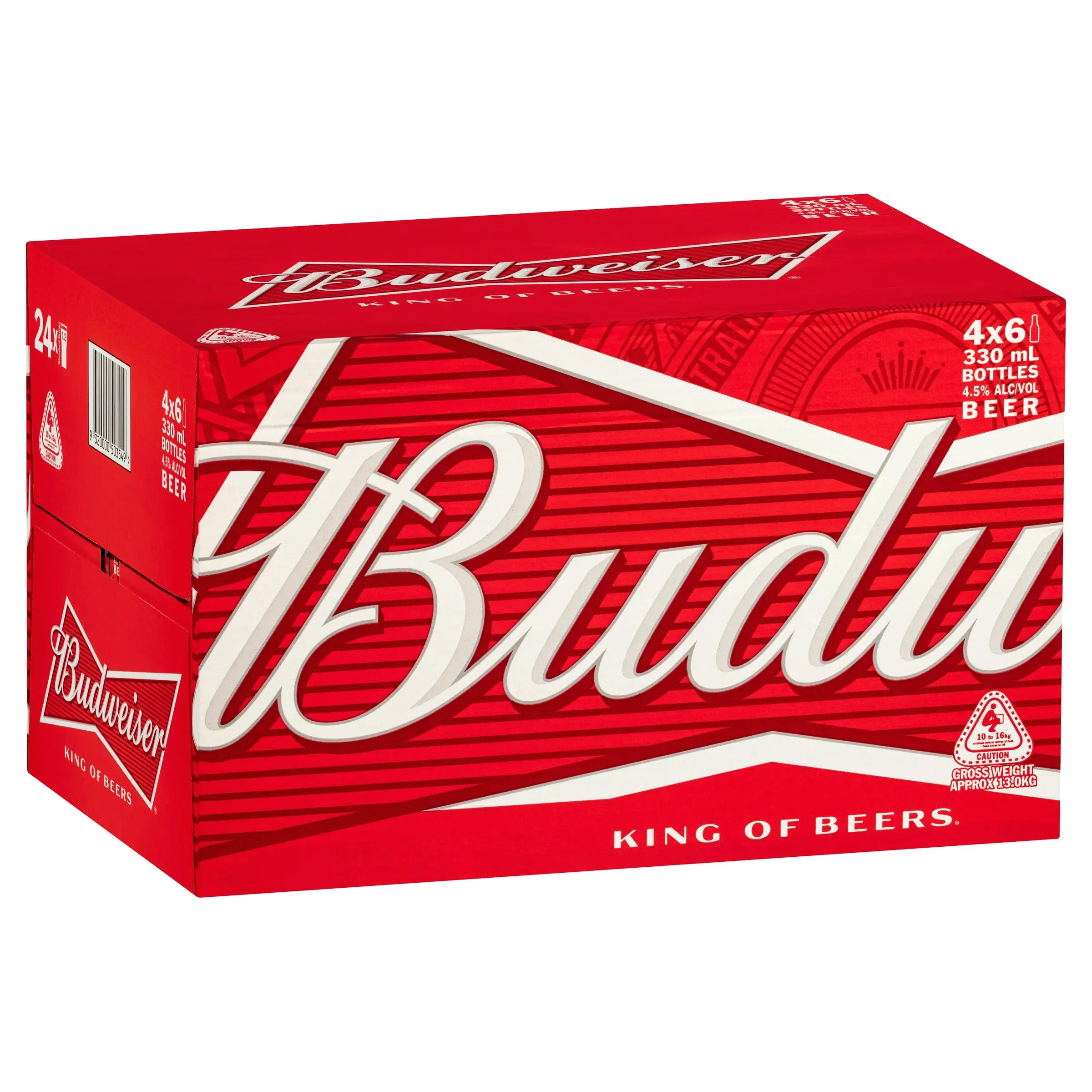 Budweiser Beer Case 24 x 330mL Bottles