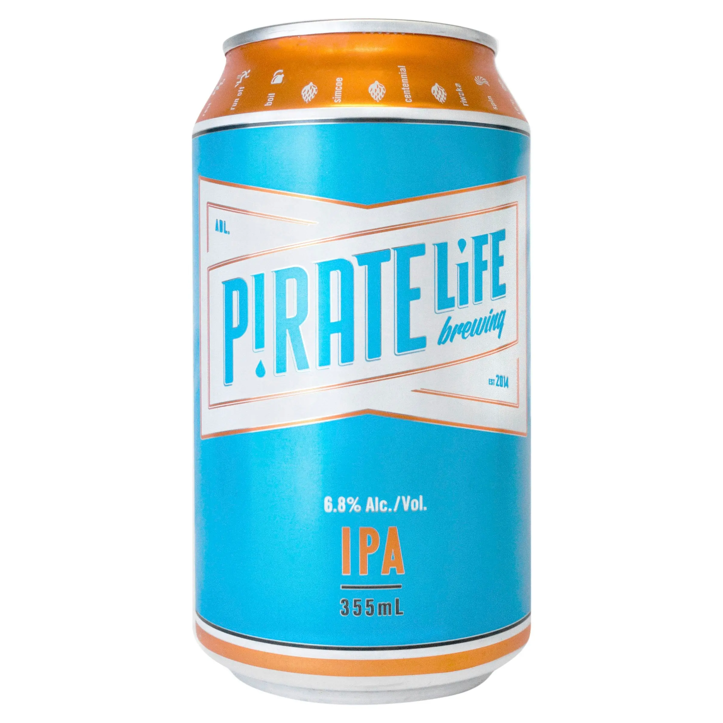 Pirate Life India Pale Ale Beer Case 16 x 355mL Cans