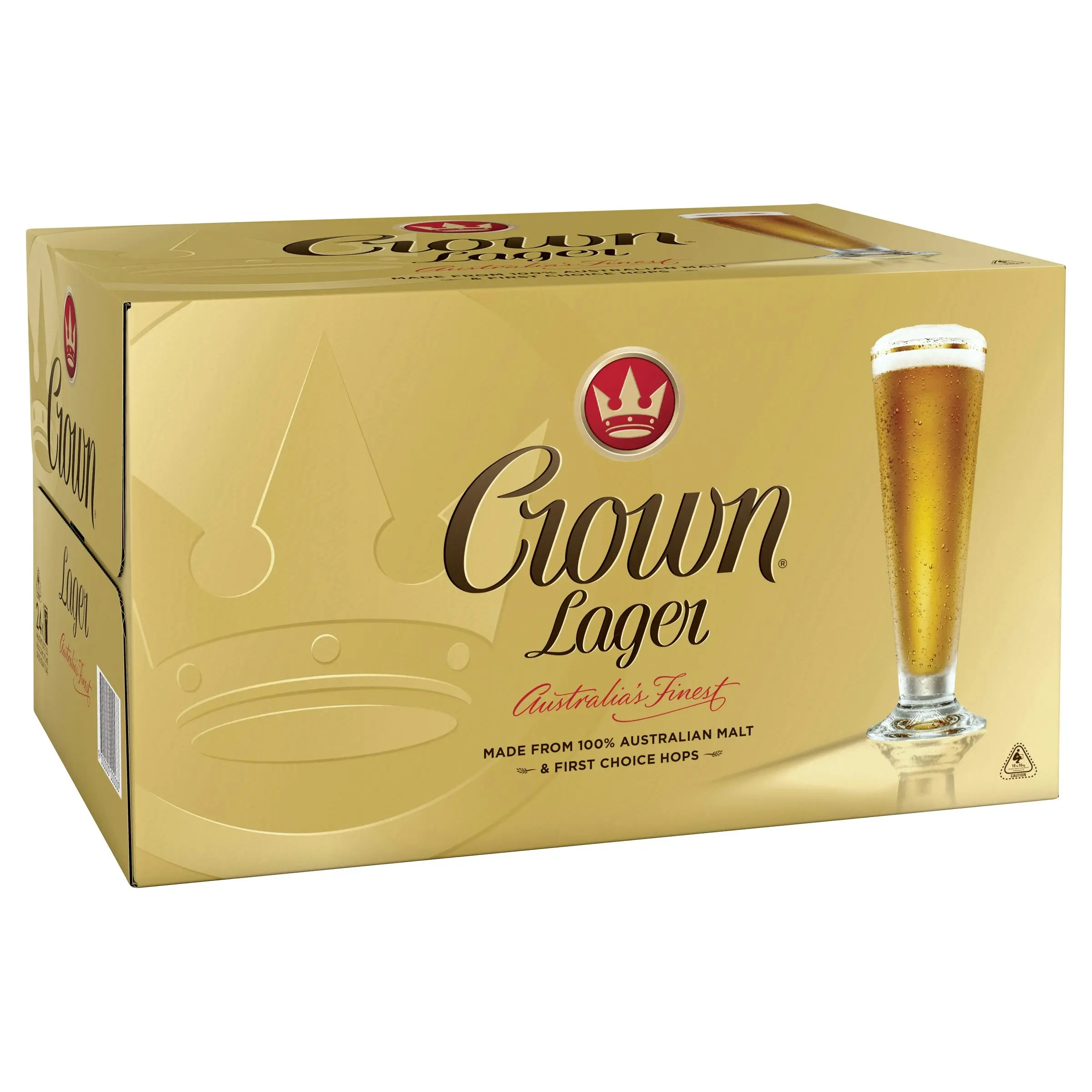 Crown Lager Beer Case 24 x 375mL Bottles