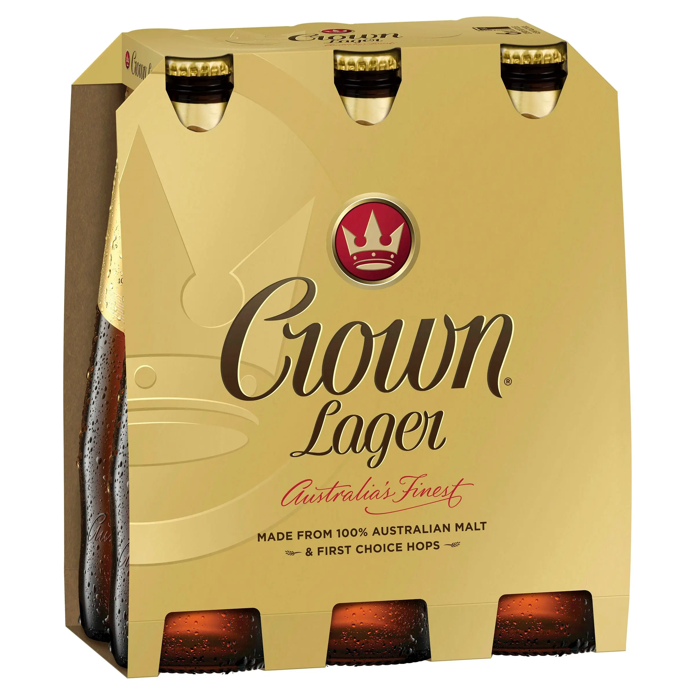 Crown Lager Beer Case 24 x 375mL Bottles