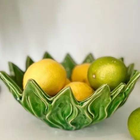 Zohi Interiors Leafy Bowl in Green