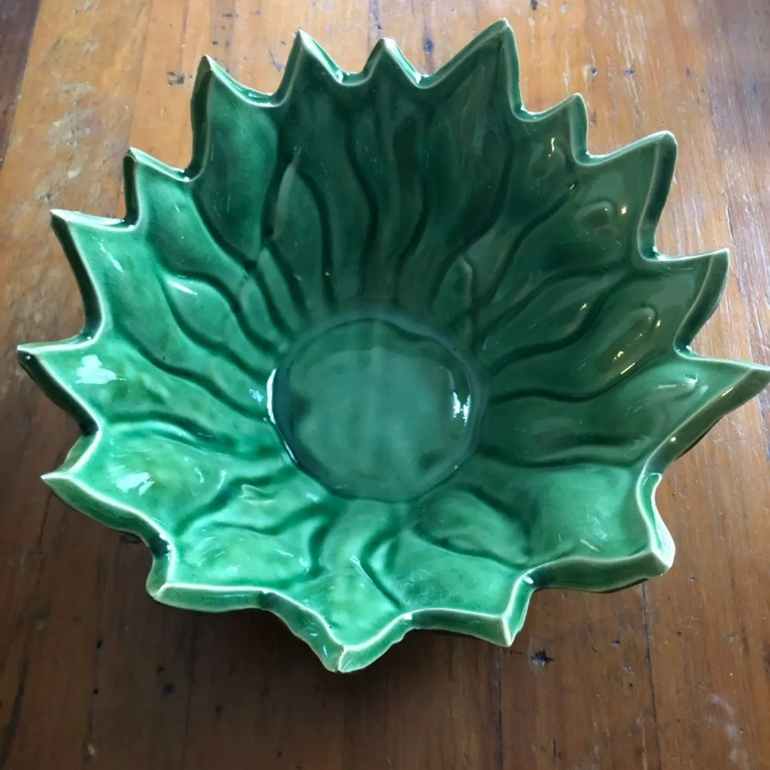 Zohi Interiors Leafy Bowl in Green