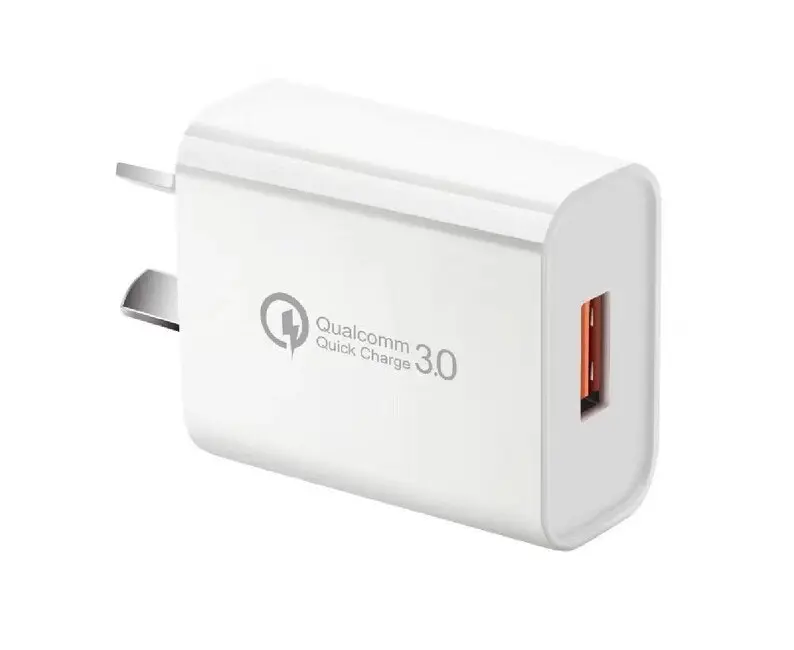 3-Pack Orotec 18W Qualcomm 3.0 Quick Charge USB Wall Charger, White