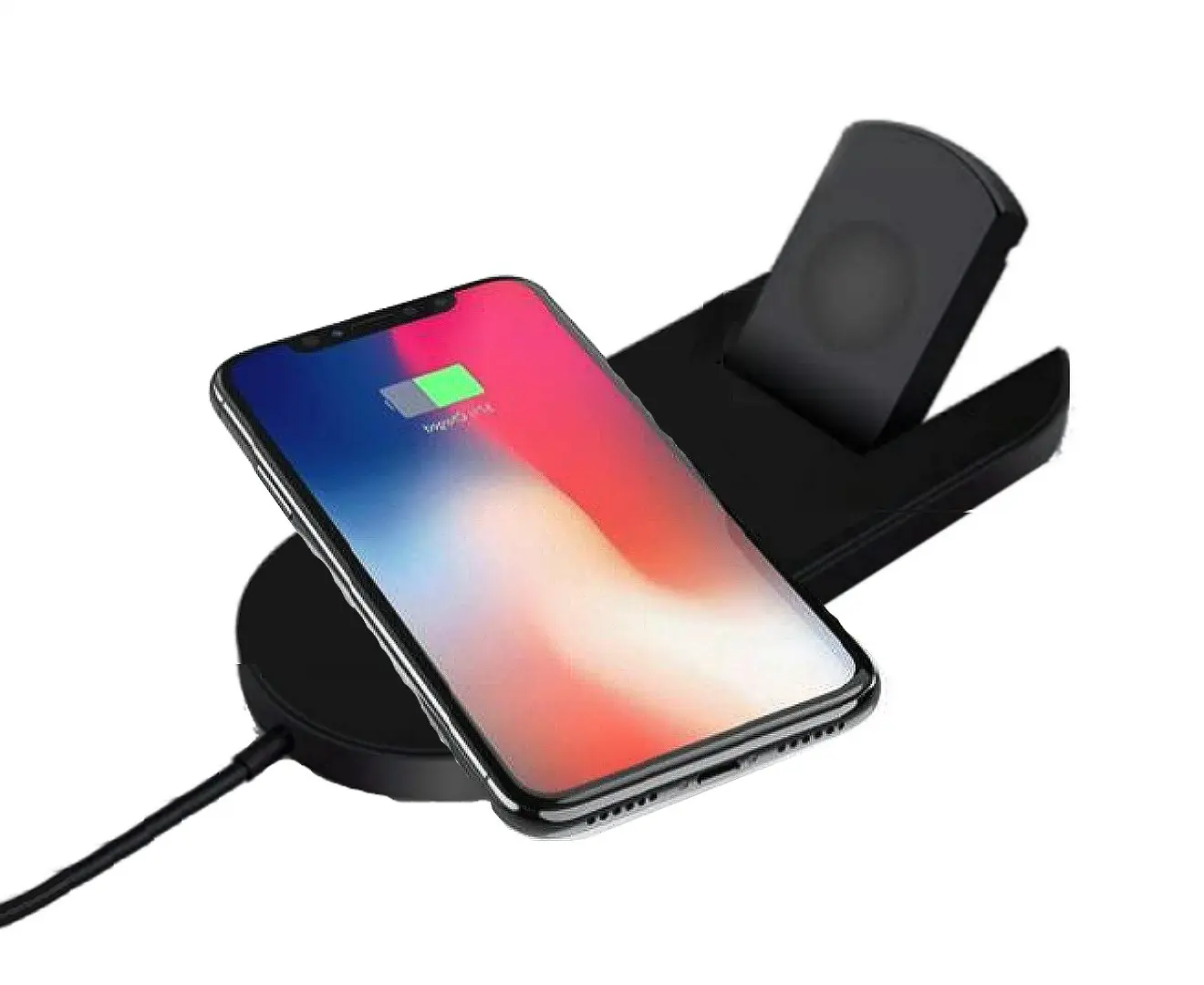 NexGen 10W 2-in-1 Dual Wireless Charging Pad (including for Apple Watch)