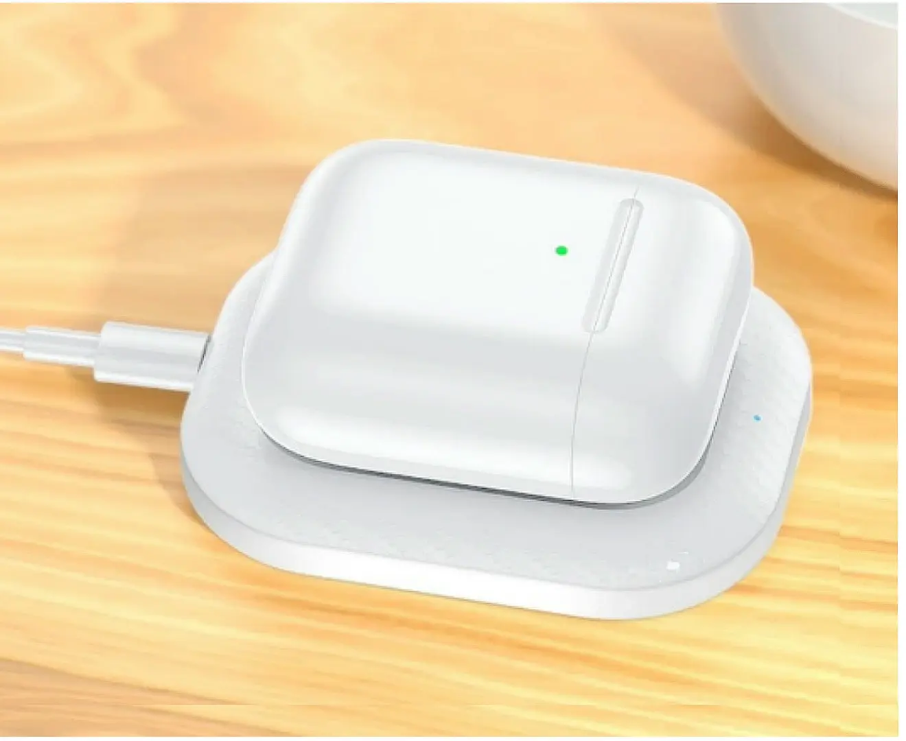 Air Nest Pro Mini Wireless Charger for Apple Airpods Pro and Apple Airpods (Wireless Charging Enabled)