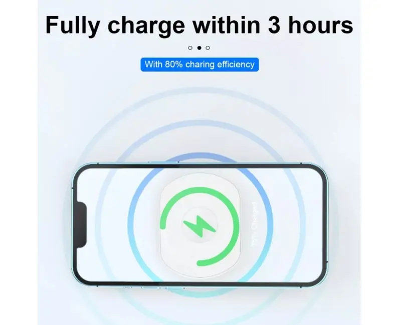 Orotec iGeni Portable 3in1 15W Fast Charge Magnetic Wireless Charger White